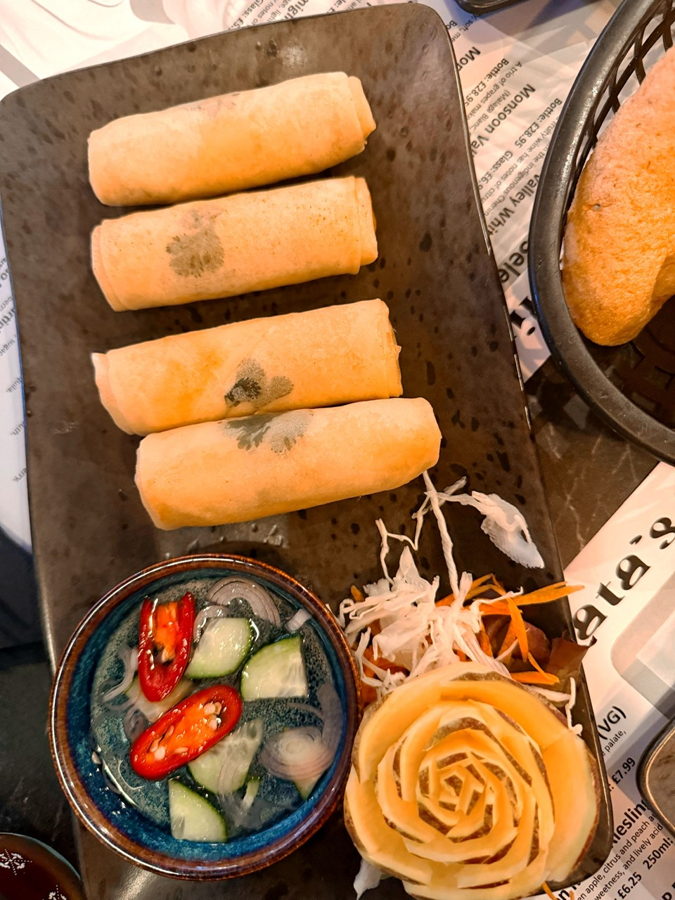 Veg spring rolls